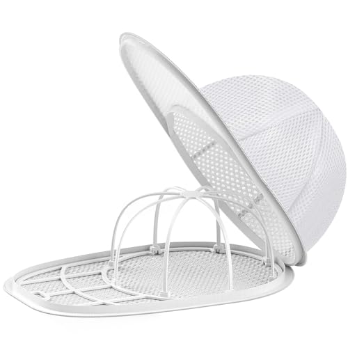 Hat Washer Cage Hat Cleaner for Baseball Caps Fit for Adults and Kids Hats, White