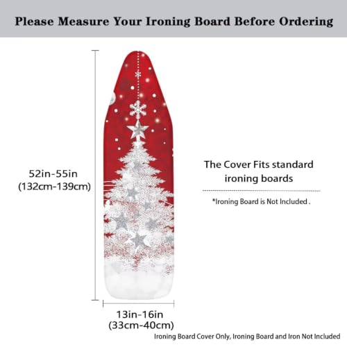 Christmas Tree Table Top Ironing Board Cover & Pad Home Decoration - color: Christmas Tree