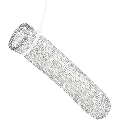 24 Pieces Lint Traps Washing Machine Stainless Steel Lint Snare Traps Laundry Mesh Washer Hose Filter with 24 Pcs Cable Ties - size: 24PCS