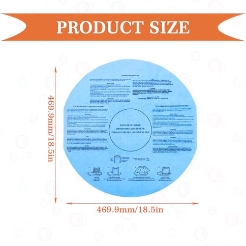 6Pack Reusable Wet/Dry Filter VF2002 90107 For Most Vacuum Cleaner - size: 6pcs Disc Filters 3pcs Retaining Bands
