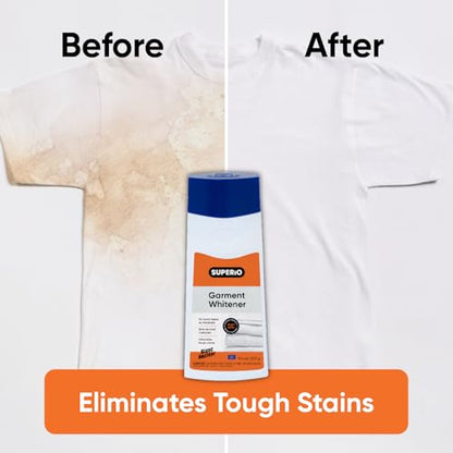 Garment Whitener Wool Cleaner 10.5 Oz, Wool Whitener for Tzitzit and Talit European Made, Safe for Most Materials, for Whites use Only, 2 Pack - size: Garment Whitener, 2 Pack