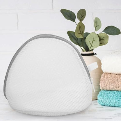 Zipper Laundry Bag 2 Pack Mesh Laundry Bag for Delicates Lingerie Wash for Underwear Fine Mesh Washer for Machine Washing 6.69 X 5.90 X 5.90 in