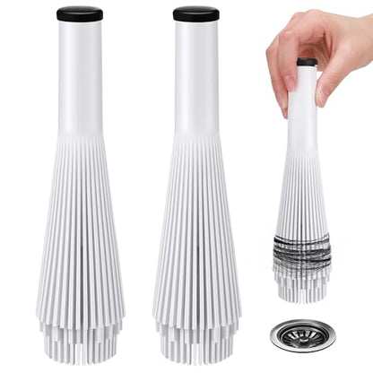 Feekoon 2 Pack Lint Trap for Washer and Utility Sink Drains, Hair Catcher