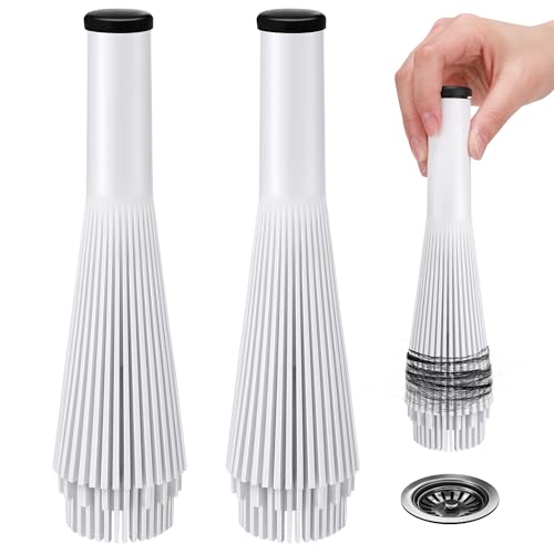 Feekoon 2 Pack Lint Trap for Washer and Utility Sink Drains, Hair Catcher