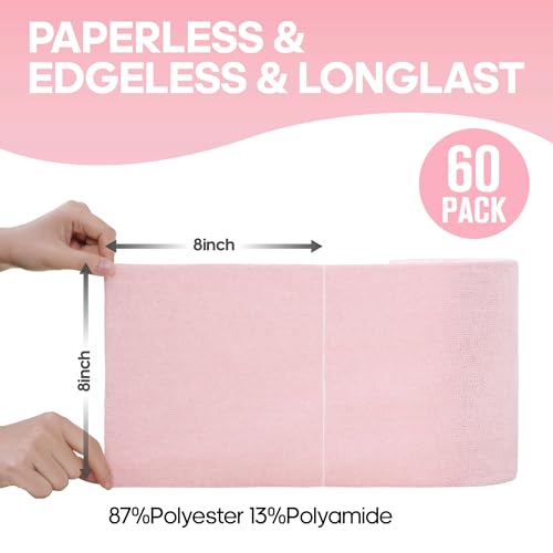 Fantasticlean Microfiber Cleaning Cloth Roll, Pink, 60 Pack, 8" x 8" - color: Pink