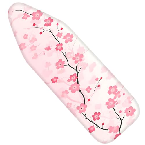 Nuxovilar Pink Cherry Blossom Ironing Board Cover 15x54 Polyester - color: Yvc01011, size: 15×54 inch