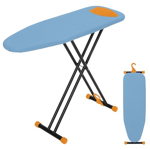 RAINHOL Compact Full Size Ironing Board 43x13 Blue - color: Blue, size: 43"L x 13"W