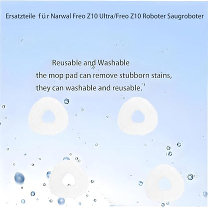 Replacement Accessories Kit For Narwal Freo Z10 / Z10 Ultra Robot Vacuum - color: 13 pack Replacement Parts For Narwal Freo Z10 Robot Vacuum