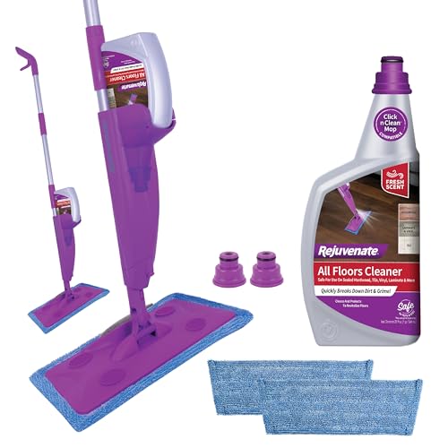 Rejuvenate Click N Clean Multi-Surface Spray Mop, All-in-One Kit, 1 Count