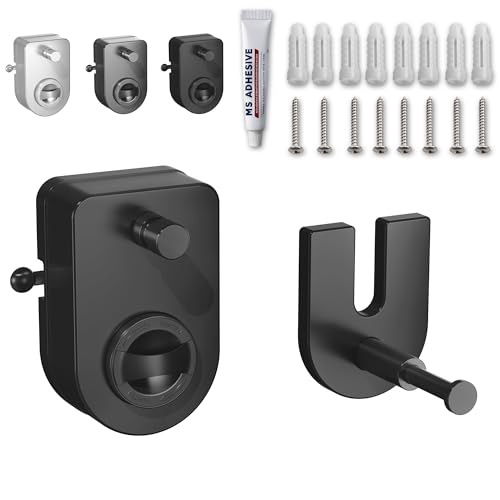 Retractable Clothesline Indoor, Non-Sagging Outdoor Clothes Line Retracting Heavy Duty Clothes Drying Laundry Line Wall Mounted Stainless Steel Line-15.8 (Black) - color: Black