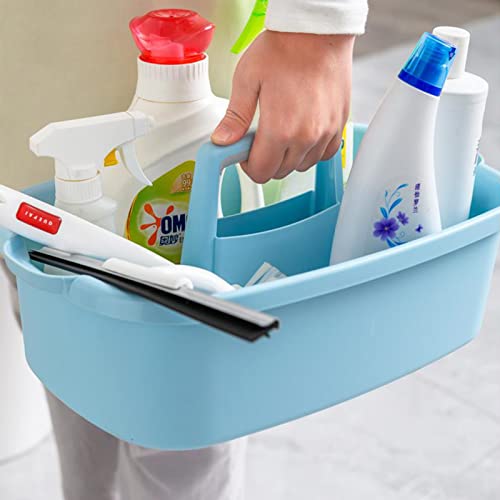 JiatuA Large Cleaning Supplies Caddy Portable Shower Caddy Basket Blue - color: Blue, size: Large