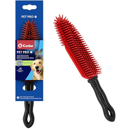O-Cedar Pet Pro Hair Remover | Electrostatic Pet Hair Removal Brush for Furniture & Carpets | Reusable & Rinse Clean | No Sticky Sheets or Refills