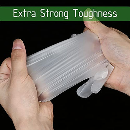 Dr.GreenPanda Clear Vinyl Disposable Gloves Food Safe Powder/Latex Free