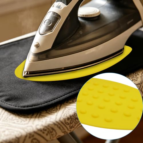 Jiozermi 2 Pack Red and Yellow Silicone Iron Rest Pads, 10.5inch - color: Red and Yellow