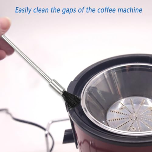 21 Pcs Nylon Mini Cleaning Brush Set Metal Straws Air Brush for Home Household Use Humming Bird Feeders Coffee Machine Tubing Pipe Cleaner Nozzle