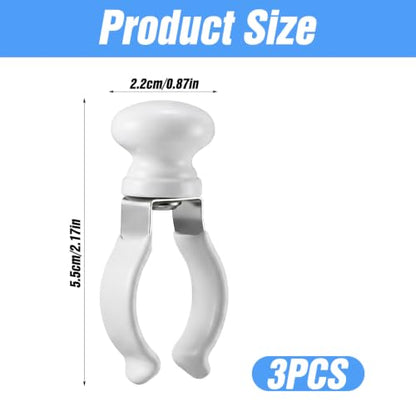 3 Pcs Kitchen Towel Clips for Oven Handle, Heat Resistant Towel Clips for Kitchen with Strong Grip for Thick Towels & Kitchens Linens, Towels Clip Holders for Microwave, Oven, Dishwasher