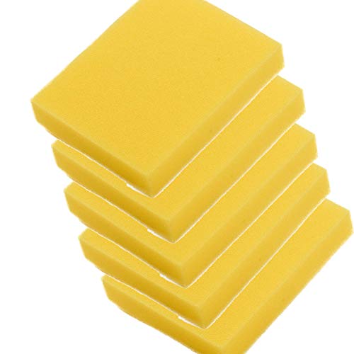 HIFROM Replacement Pre Motor Foam Filter Washable for Bissell 9595A 85312 7636 35831 3247 2970 1836 1322 14522 CleanView Bagless Vacuum Cleaner (5pcs) - size: 5pcs