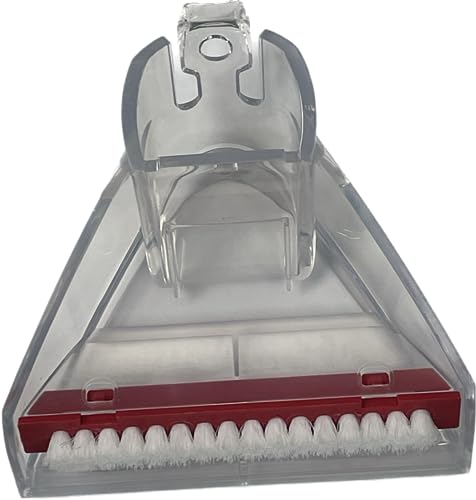 LHG Fits Hoover Upholstery and Stair Cleaning Attachment 'Nozzle Body' with Red with White Bristles Brush Strip.