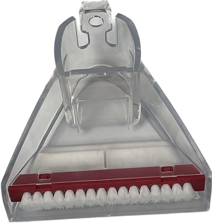 LHG Fits Hoover Upholstery and Stair Cleaning Attachment 'Nozzle Body' with Red with White Bristles Brush Strip.