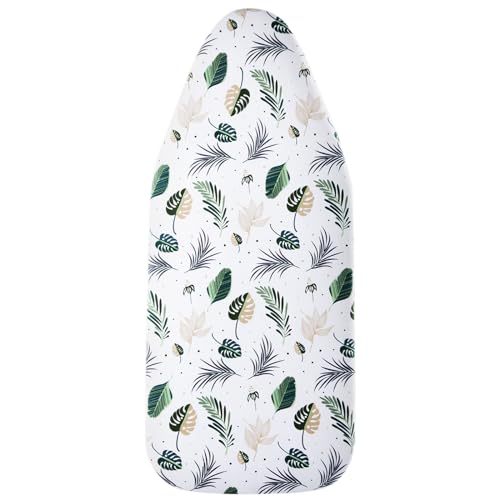 Small Ironing Board Cover Scorch Resistant, Table top Ironing Cover with Padding Heat Reflective Heavy Duty Pad… - color: Leaves