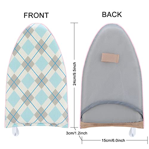 Garment Steamer Ironing Gloves Anti Steam Glove Heat Resistant Garment Steamer Mitt, Garment Steam Accessories for Clothes，Blue & White - color: Blue & White