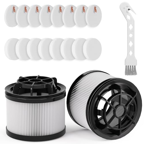 Leemone 18 PCS LVAC-200 Vacuum Filter Replacement for LEVOIT Vacuum - color: LVAC-200 Filters