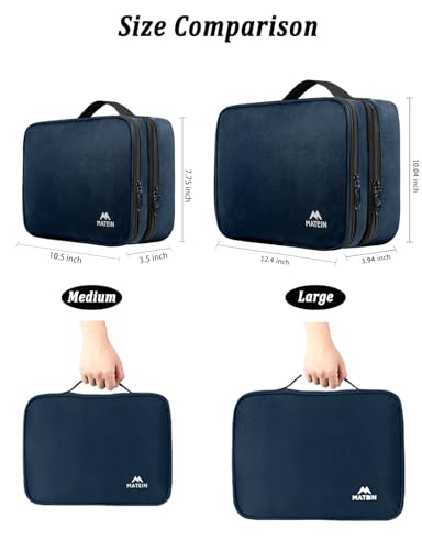 MATEIN Electronic Travel Organizer Case, Portable Travel Cord Organizer - color: Navy Blue, size: Medium