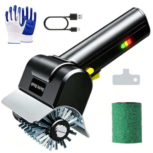 Electric Grill Brush Bristle Free Motorized BBQ Brush for Outdoor