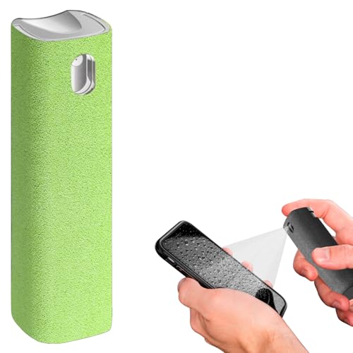 iO CLEAN Mini Screen Cleaner Spray, 2-in-1 Touchscreen Mist Cleaner, Green - color: Green