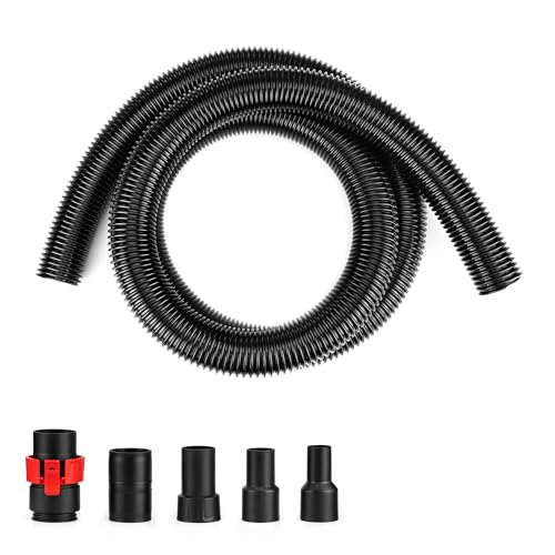 Shop-Vac Premium Universal Hose Plastic 8' X 1-7/8", Black - color: Black, size: 8ft