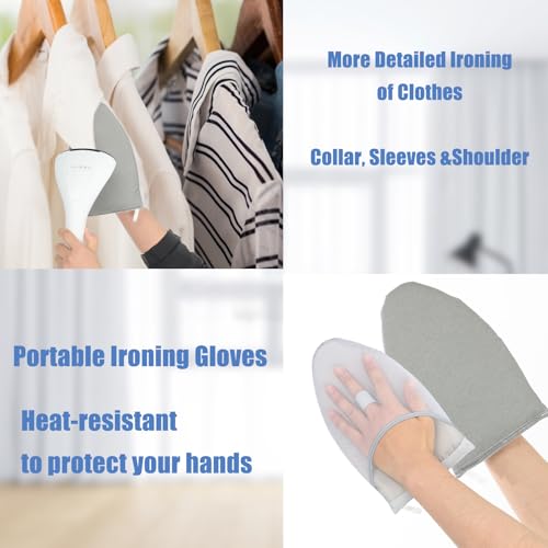 Steamer Board for Clothes With Ironing Glove, 35"17.5" Hanging Ironing Pad, Steam Iron Stand With Pad for Steaming Clothes