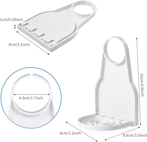 1PC White Detergent Dispenser Drip Tray for Fabric Softener Container Laundry Detergent Drip Catch Cup Holder Laundry Detergent Cup