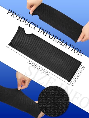 SATINIOR Cut Resistant Arm Sleeves - color: Black, Blue