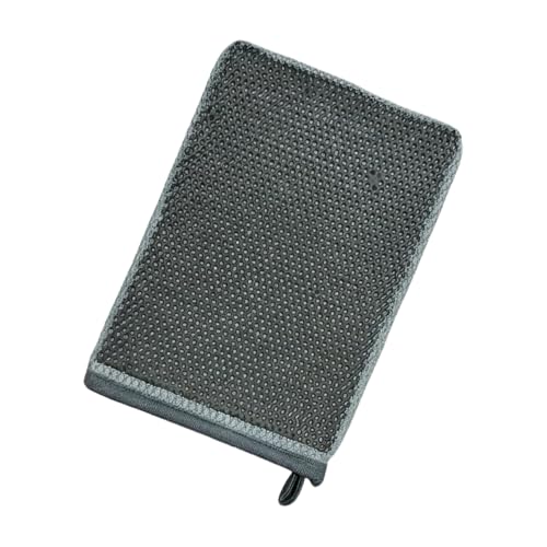 Clay Mitt for Car Detailing, No Scratch Reusable Magic Clay Bar Glove, Microfiber Auto Cleaning Supplies for Removing Debris from Paint, Glass, Wheels, Windshield(Gray) - color: Gray
