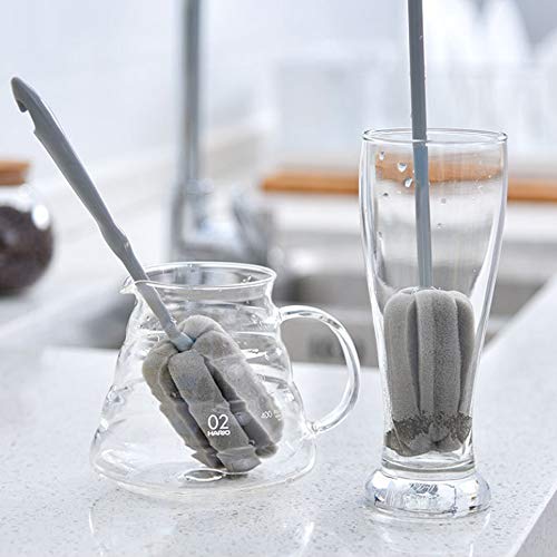 Brush Bottle 2 Pack 1 Long 1 Short Cleaning Brush 2pcs Traceless Hook