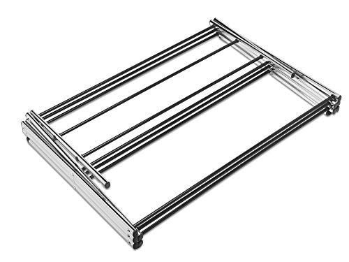 Whitmor Foldable Drying Racks - Chrome - color: Chrome, size: Large