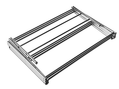 Whitmor Foldable Drying Racks - Chrome - color: Chrome, size: Large
