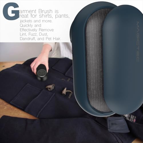 Rechargeable Fabric Shaver, Magictec Lint Remover Sweater Defuzzer Lints Fuzzs Pills Pilling Trimmer for Clothes and Furniture -Battery Operated Blue - color: Blue