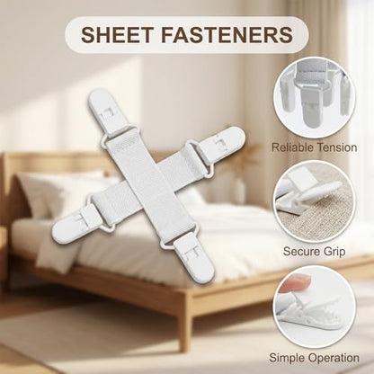 2 Pcs Bed Sheet Detangler, WAD Free Laundry Tool