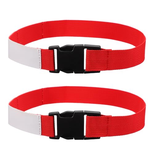 uxcell 2 Pcs Laundry Strap with Buckle, Multipurpose Laundry Strap Replacement Wash Care Utility Household Cleaning Loop Athletics Accessories Tools Storage, Red - color: Red