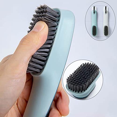 Laundry Scrub Brush 2 Pack Soft Bristle Brush Cleaning Brush for Stains - color: Gray