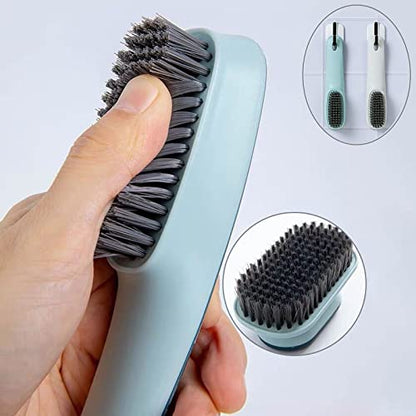 Laundry Scrub Brush 2 Pack Soft Bristle Brush Cleaning Brush for Stains - color: Gray