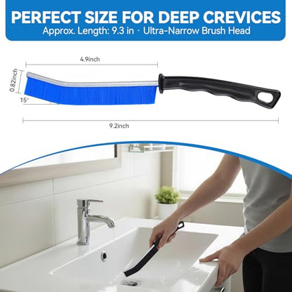 5 Pack Crevice Cleaning Brush, Hard Bristle Gap Cleaner for Home