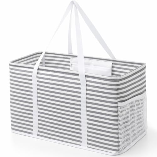 Lifewit Large Tote bag, Reusable Shopping Grocery Bags - color: Grey