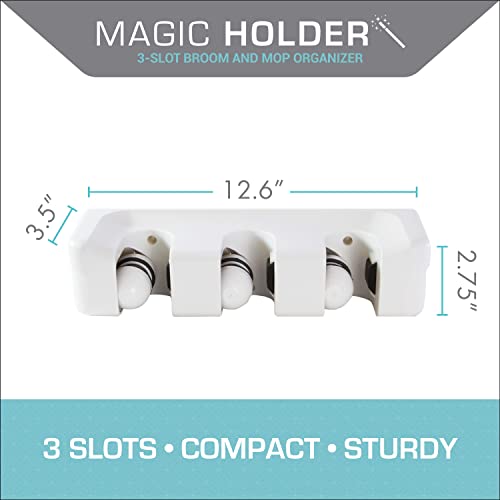 Evriholder Magic Holder 3 Organizer, Holds 3, White
