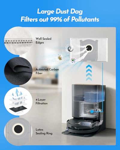 X9 Pro Omni Accessories for ECOVACS DEEBOT T80S Omni/X9 Pro Omni/S16 Plus - color: X9 Blue