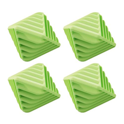 4 Pack Reusable Laundry Anti Static Balls，Cube Agitator Balls - color: Green