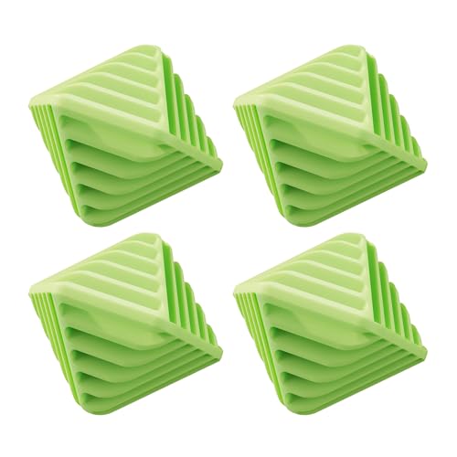 4 Pack Reusable Laundry Anti Static Balls，Cube Agitator Balls - color: Green