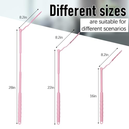 Colingmill 4 Pack Replacement Duster Handles, 3 Ft Extendable, Pink - color: Pink