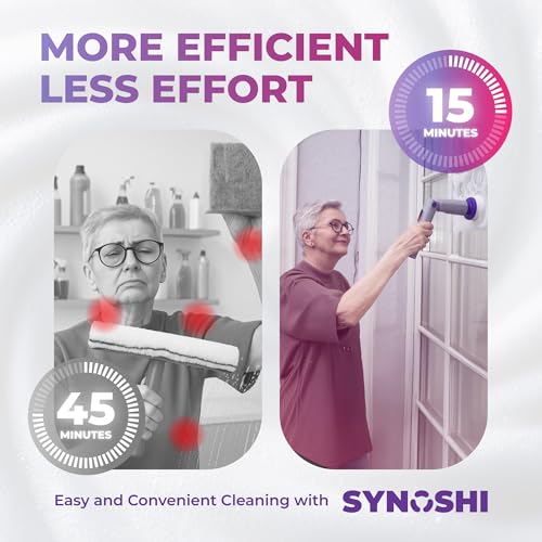 Synoshi PRO Electric Spin Scrubber Magic Melamine Sponge Set of 3 - size: Synoshi PRO Magic Sponge